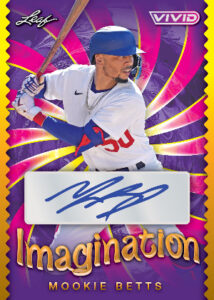 Imagination Yellow Crystals Auto Mookie Betts MOCK UP