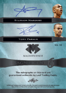 Magnificent 6 Back Stephon Marbury, Tony Parker MOCK UP