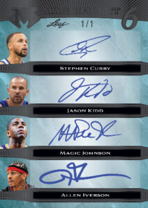 Magnificent 6 Front Stephen Curry, Jason Kidd, Magic Johnson, Allen Iverson MOCK UP