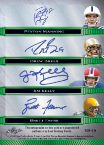 Magnificent 8 Front Joe Montana, Terry Bradshaw, Dan Marino, Roger Staubach MOCK UP