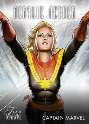 Acrylic Aether Captain Marvel MOCK UP