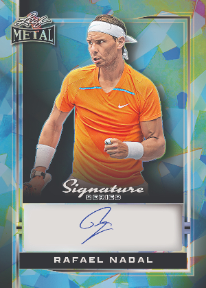 Bordered Auto Rafael Nadal MOCK UP