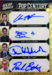 Herographics 4 Chris Hemsworth, Benedict Cumberbatch, Tom Hiddleston, Paul Bettany