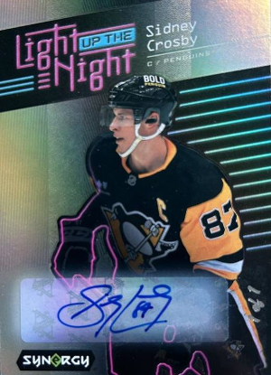 Light Up The Night Auto Gold Sidney Crosby