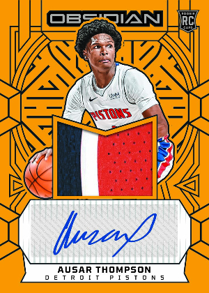 Rookie Jersey Auto Gold Flood Ausar Thompson MOCK UP