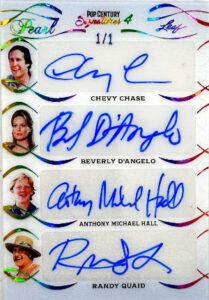 Signatures 4 Chevy Chase, Beverly D'Angelo. Anthony Michael Hall, Randy Quaid