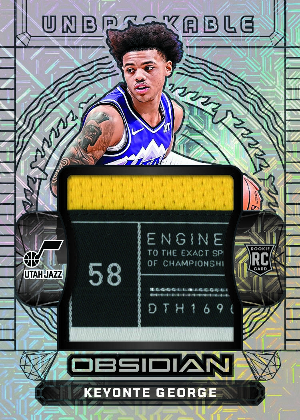 Unbreakable Memorabilia Vibrant Mojo Electric Etch Keyonte George MOCK UP