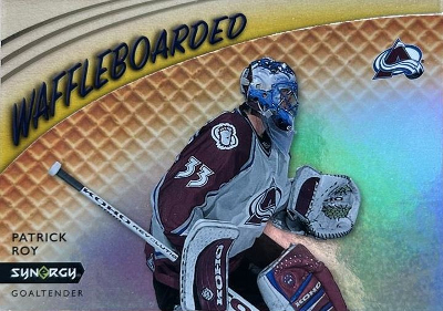 Waffleboarded Patrick Roy