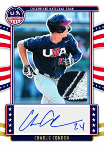 Collegiate National Team Signatures Materials Brand Logo Charlie Condon MOCK UP