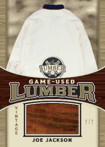 Game-Used Vintage Lumber Gold Joe Jackson MOCK UP