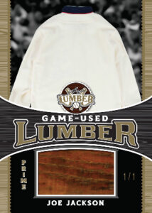 Game-Used Vintage Lumber Prime Joe Jackson MOCK UP