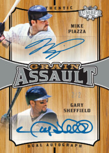 Grain Assault 2 Silver Mike Piazza, Gary Sheffield MOCK UP