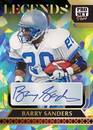 Legends Auto Barry Sanders MOCK UP