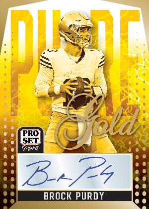 Pure Gold Auto Brock Purdy MOCK UP