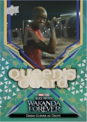 Queen's Guard Danai Gurira as Okoye MOCK UP