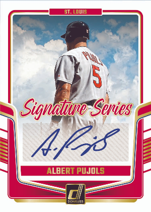 Signature Series Albert Pujols MOCK UP