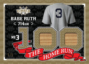 The Home Run 100 Gold Babe Ruth MOCK UP