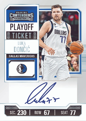 Veteran Season Ticket Auto Playoff Luka Doncic MOCK UP