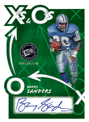 Xs and Os Auto Barry Sanders MOCK UP
