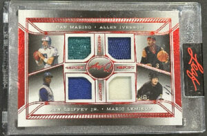 4 Sport Red Dan Marino, Allen Iverson, Ken Griffey Jr, Mario Lemieux