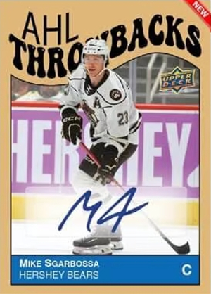 AHL Throwbacks Auto Mike Sgarbossa MOCK UP