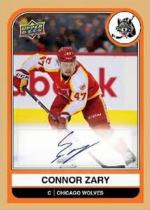 Base Auto Connor Zary MOCK UP