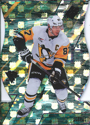 Base NHL Shield Die-Cut Parallel Sidney Crosby