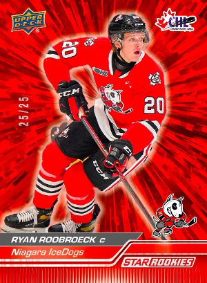 Base Star Rookies Outburst Red Ryan Roobroeck MOCK UP