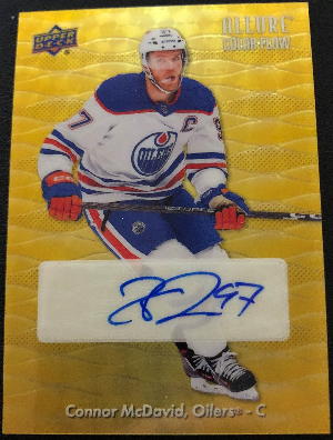 Color Flow Golden Treasusres Auto Connor McDavid