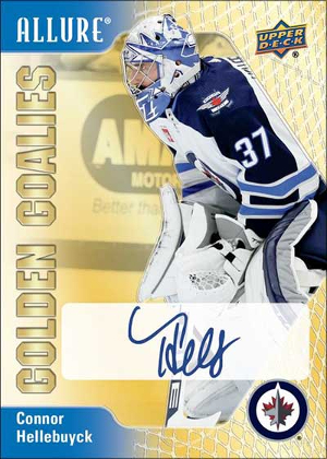 Golden Goalies Auto Connor Hellebuyck MOCK UP