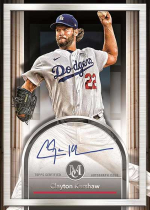 Museum Framed Auto Clayton Kershaw MOCK UP