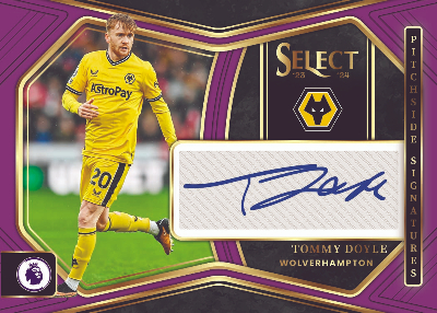 Pitchside Signatures Purple Tommy Doyle MOCK UP