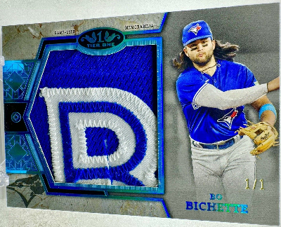 Prodigious Patches Holo Platinum Blue Bo Bichette