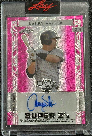 Super 2s Pink Back Larry Walker
