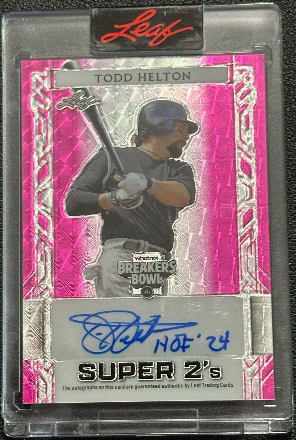 Super 2s Pink Front Todd Helton