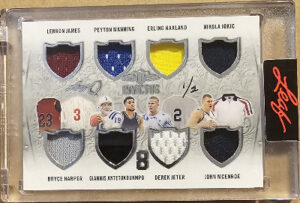 The Invictus 8 Silver Lebron James, Peyton manning, Erling Haaland, Nikola Jokic, Bryce Harper, Giannis Antetokounmpo, Derek Jeter, John McEnroe