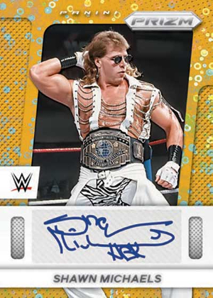Throwback Signatures Gold Shawn Michaels MOCK UP