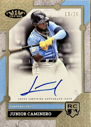 Tier 3 Rookie Base Auto Variation Junior Caminero