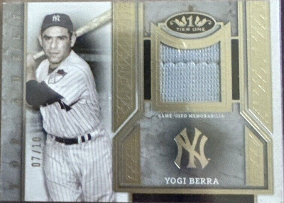 Top Shelf Relic Yogi Berra MOCK UP