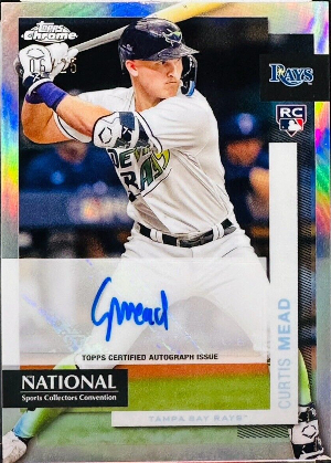 Topps Chrome Auto Curtis Mead