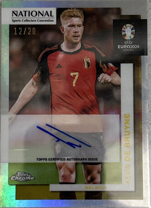 Topps Chrome UEFA Auto Kevin De Bruyne