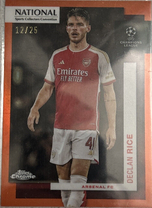 Topps Chrome UEFA Declan Rice