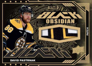 UD Black Obsidan Patch David Pastrnak MOCK UP