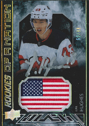 UD Black Pride of a Nation Auto Patch Luke Hughes