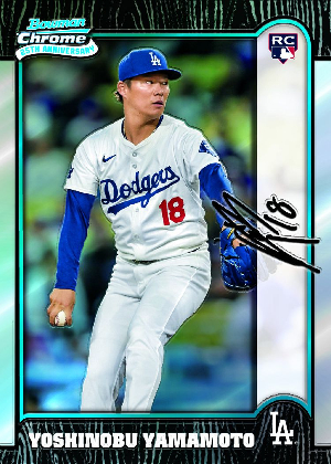 1999 Bowman Chrome 25th Anniversary Yoshinobu Yamamoto MOCK UP