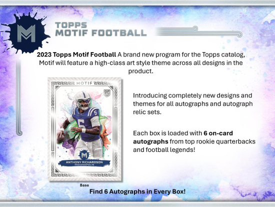 2023 Topps Motif Football