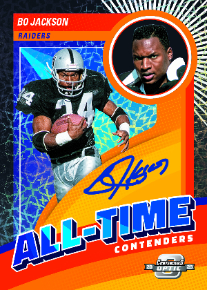 All-Time Contenders Auto Black Bo Jackson MOCK UP