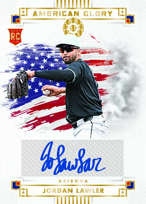 American Glory Signatures Holo Gold Jordan Lawler MOCK UP