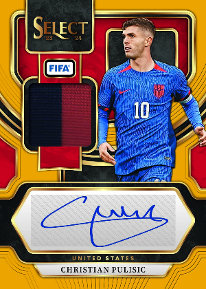 Auto Memorabilia Gold Christian Pulisic MOCK UP