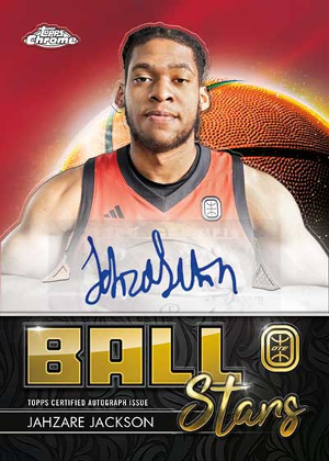 Ball Stars Auto Jahzare Jackson MOCK UP